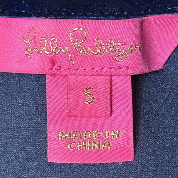 Lilly Pulitzer Velour 1/2 Zip Skipper Popover - Picture 10 of 11